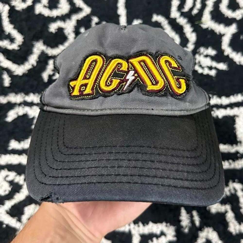 Vintage black and grey acdc
